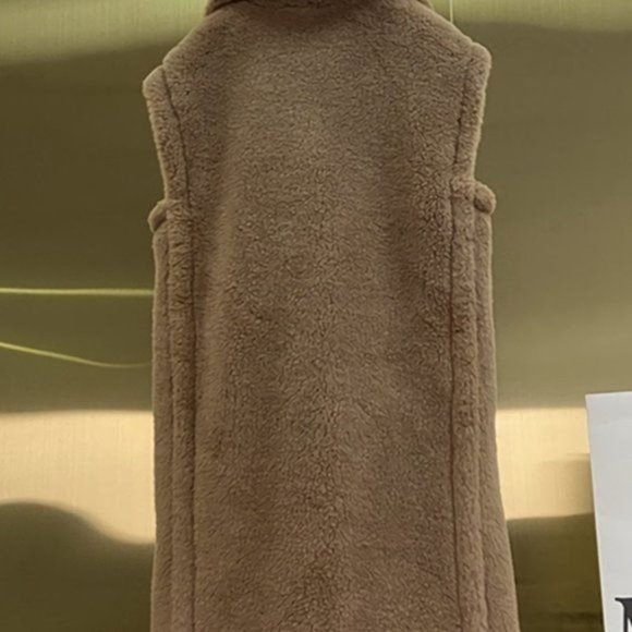 Miz Ready or Not: Faux Sherpa Fur Trench Vest L XL XXL - Picture 6 of 16